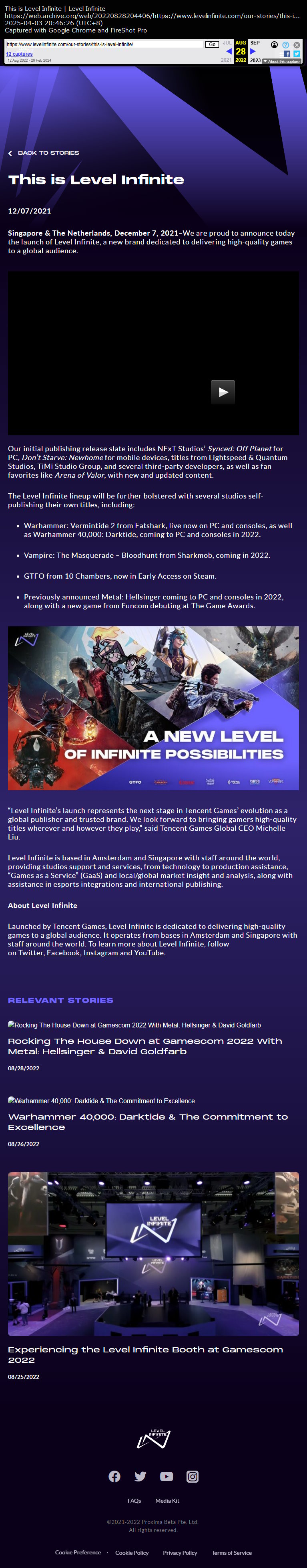 This is Level Infinite