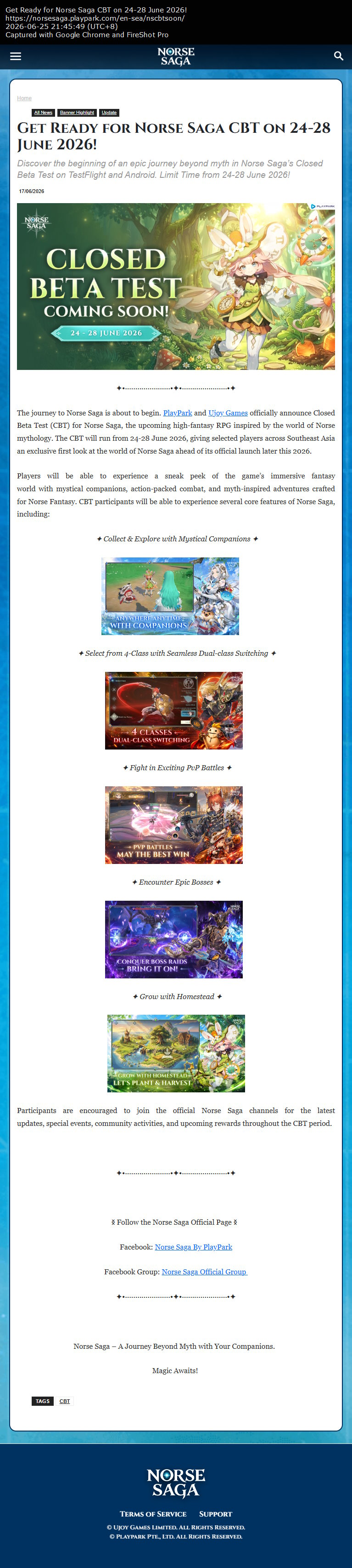 Get Ready for Norse Saga CBT on 24-28 June 2026!